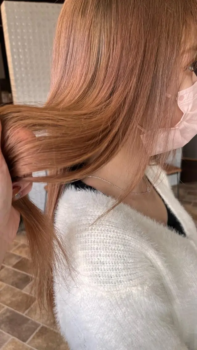 ロング カラー 中村 友香のヘアスタイル