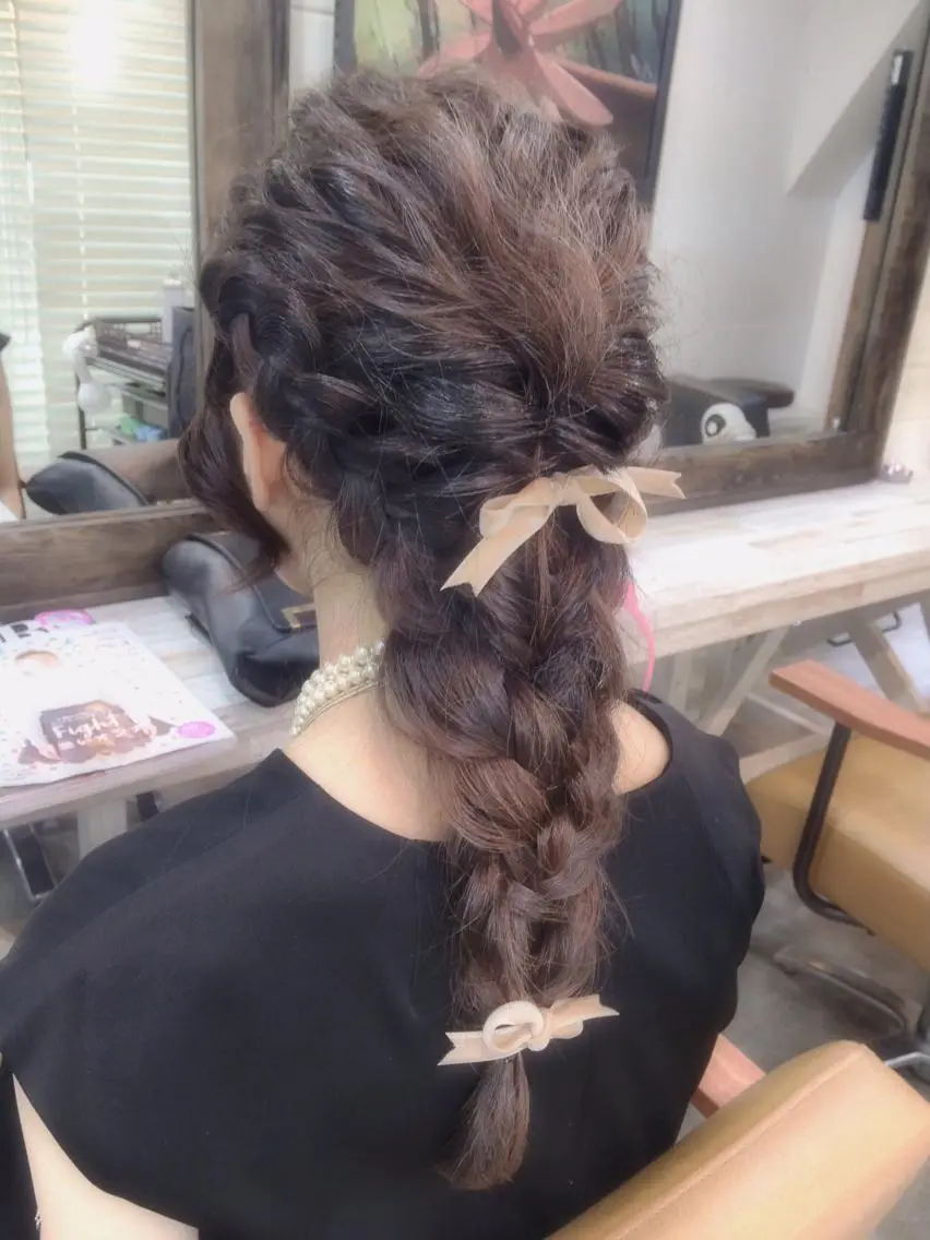 ミディアム セミロング ロング カラー パーマ ヘアアレンジ 縮毛矯正/美髪 髪質改善/石田幸輔のヘアスタイル