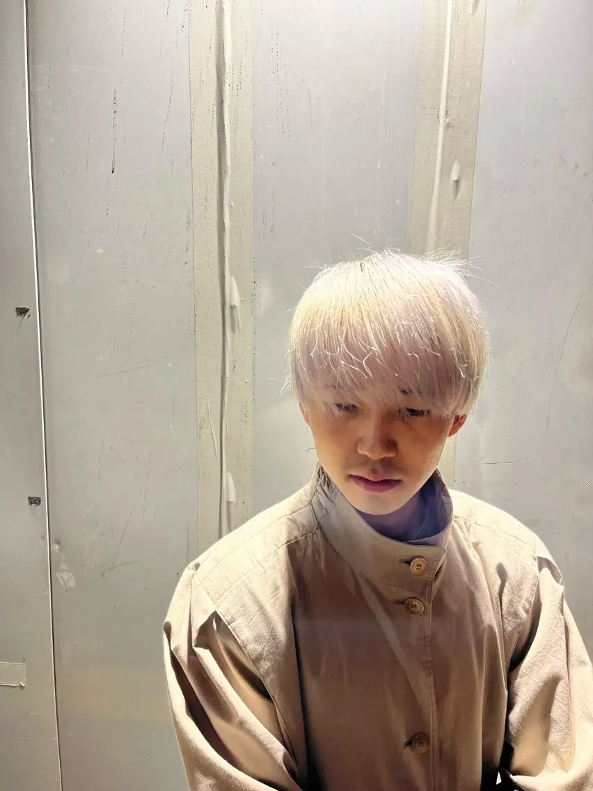 ミディアム カラー 中原 滉太のヘアスタイル