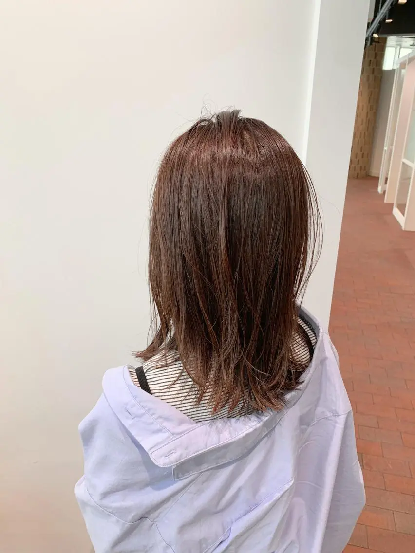 ショート カラー パープルカラー 透明感カラー ボブ 髪と心を整える美容師のヘアスタイル