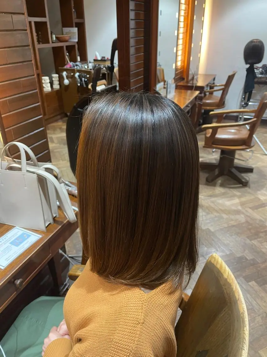 ミディアム トリートメント stylist YUTOのヘアスタイル