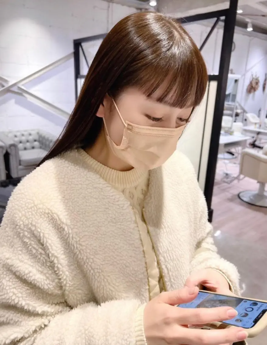 ロング mayu🤍 透明感カラーのヘアスタイル