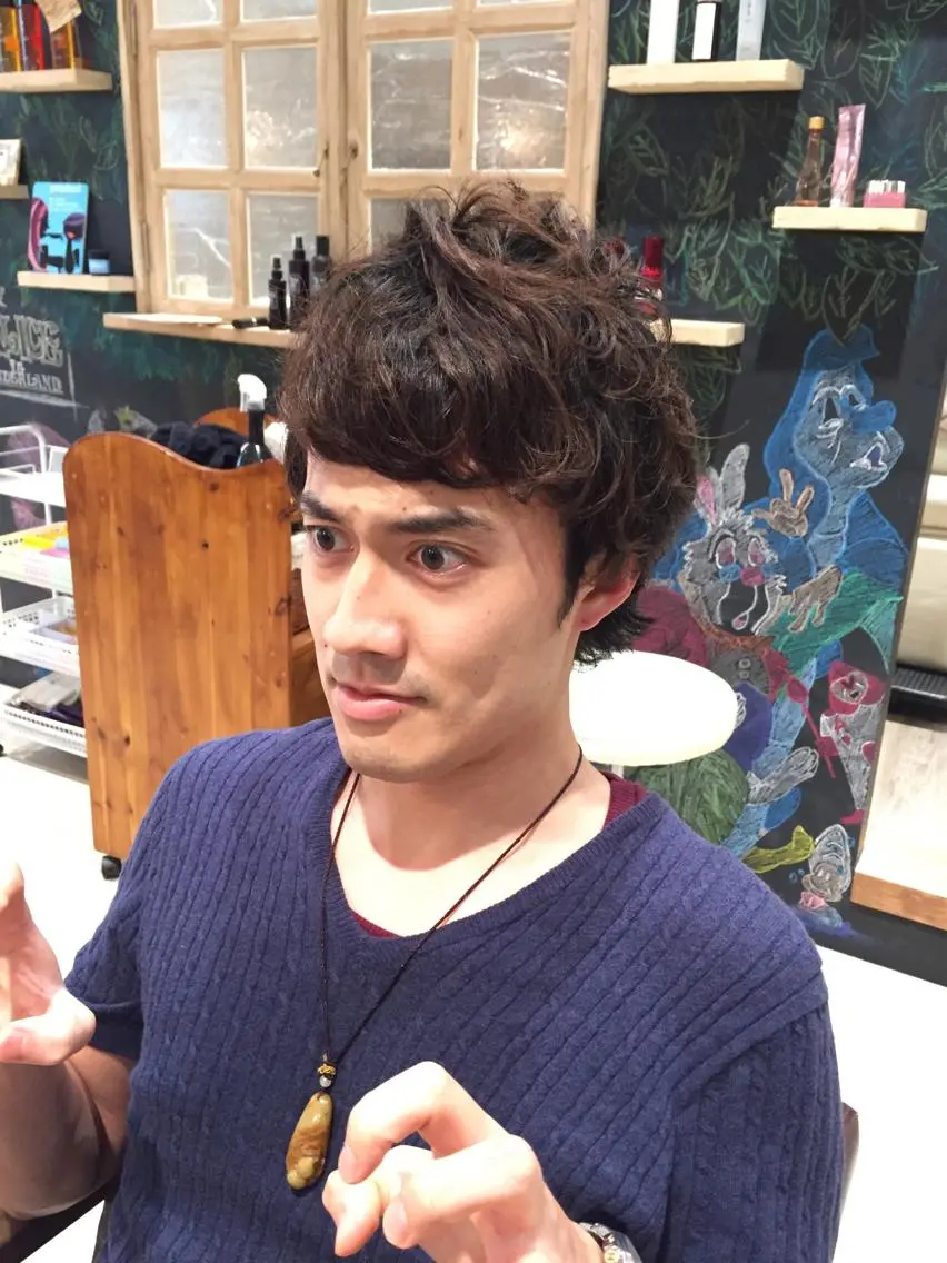 パーマ メンズ メンズパーマ メンズ指名多数!! 田島史也のヘアスタイル