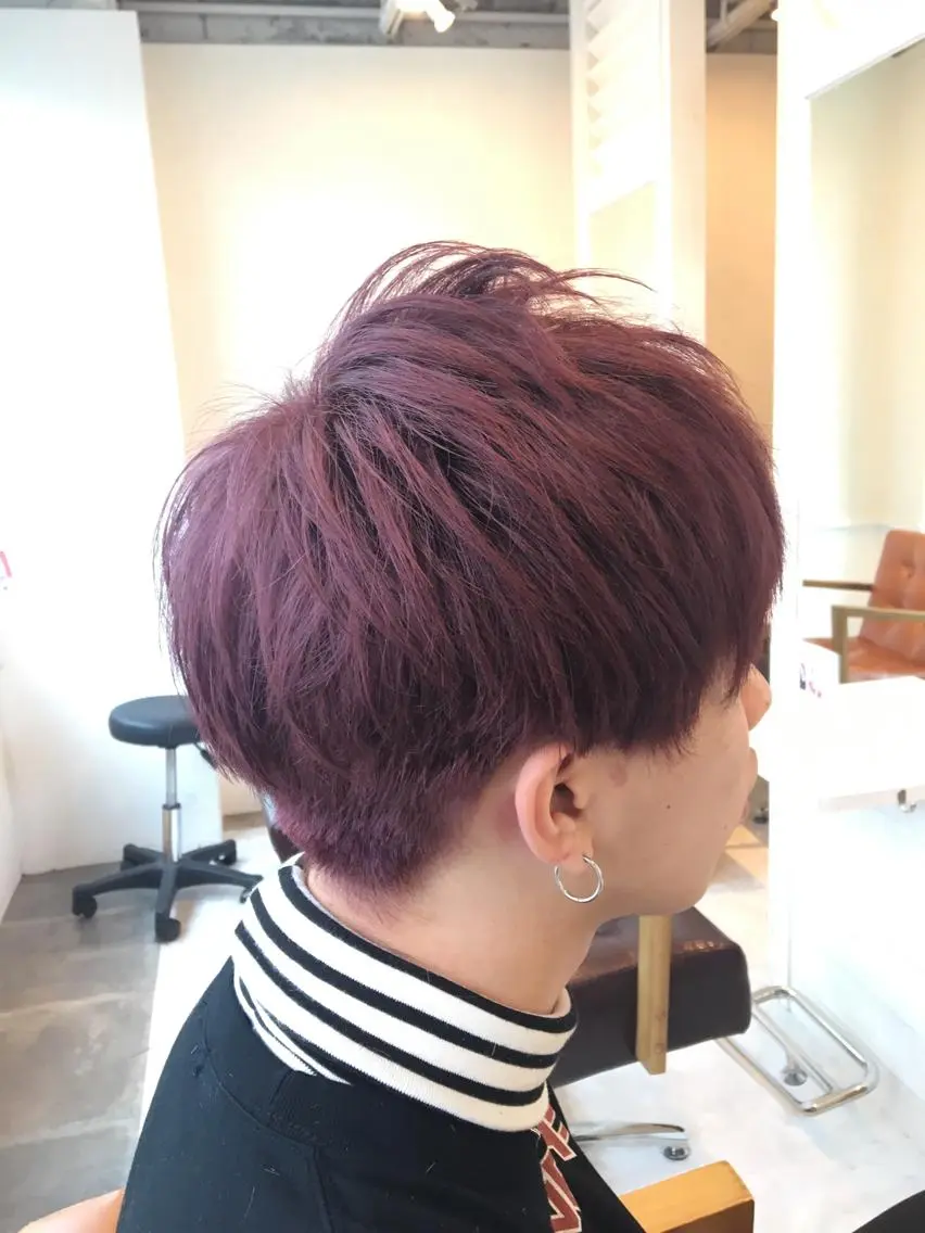 ショート カラー メンズ 美髪・艶髪特化美容師 RYOJIのヘアスタイル