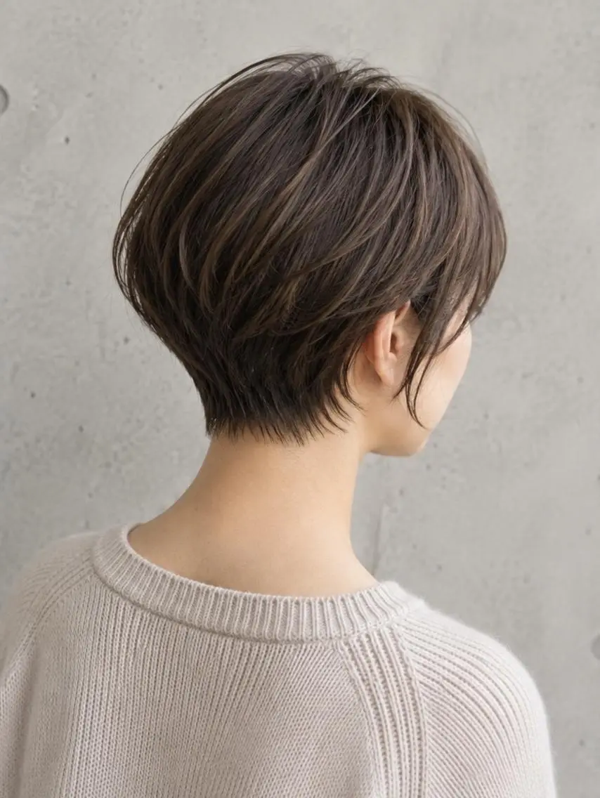 ショート 丸みショート ショートヘア 大人ショート/ 似合わせ/中野のヘアスタイル