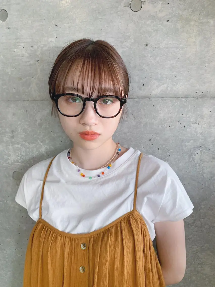 ショート カラー ボブパーマコテ巻き風 パーマNo1深江秀平のヘアスタイル