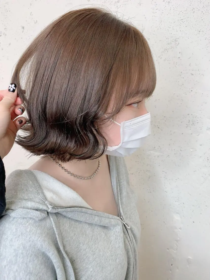ショート カラー 透明感ハイトーン🦄 キラ🌈のヘアスタイル