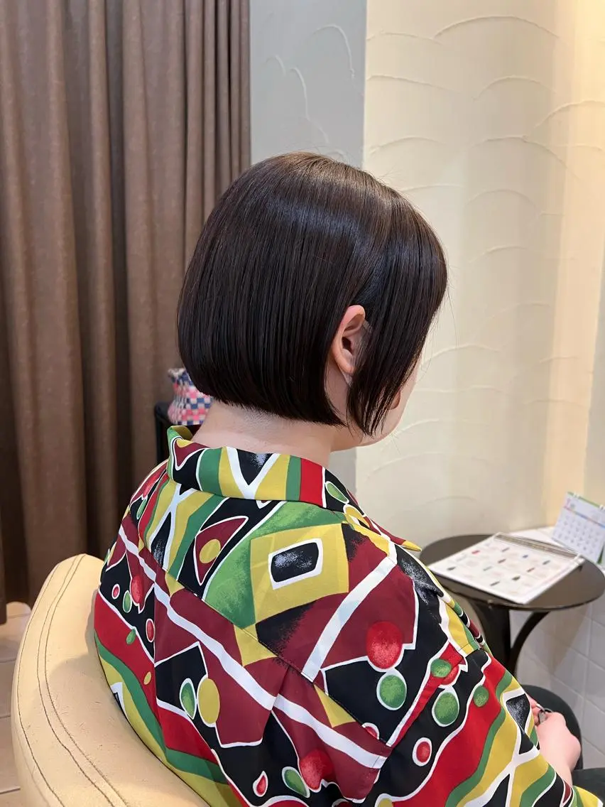 ショート ボブ 髪質改善ストレート ⚡️下ノ村柊斗⚡️のヘアスタイル