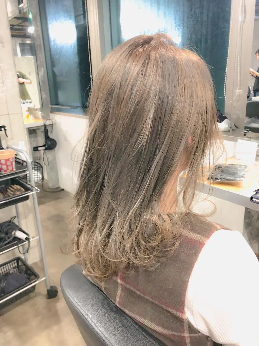 ミディアム カラー ヘアアレンジ kenta GATTACAのヘアスタイル