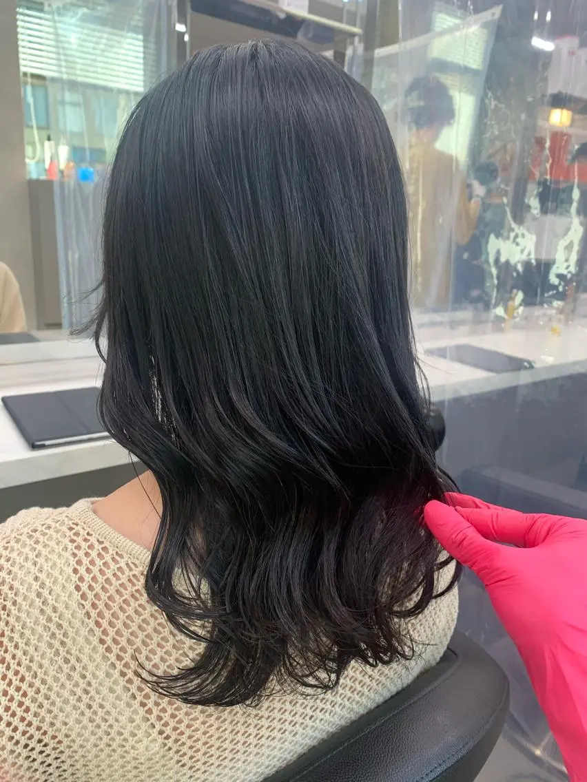 ミディアム カット ヘアカラー トリートメント 【美容室が苦手な方 専問美容室】MIHOのヘアスタイル