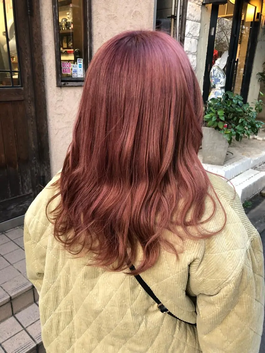 ミディアム ヘアカラー 國次 夕貴のヘアスタイル