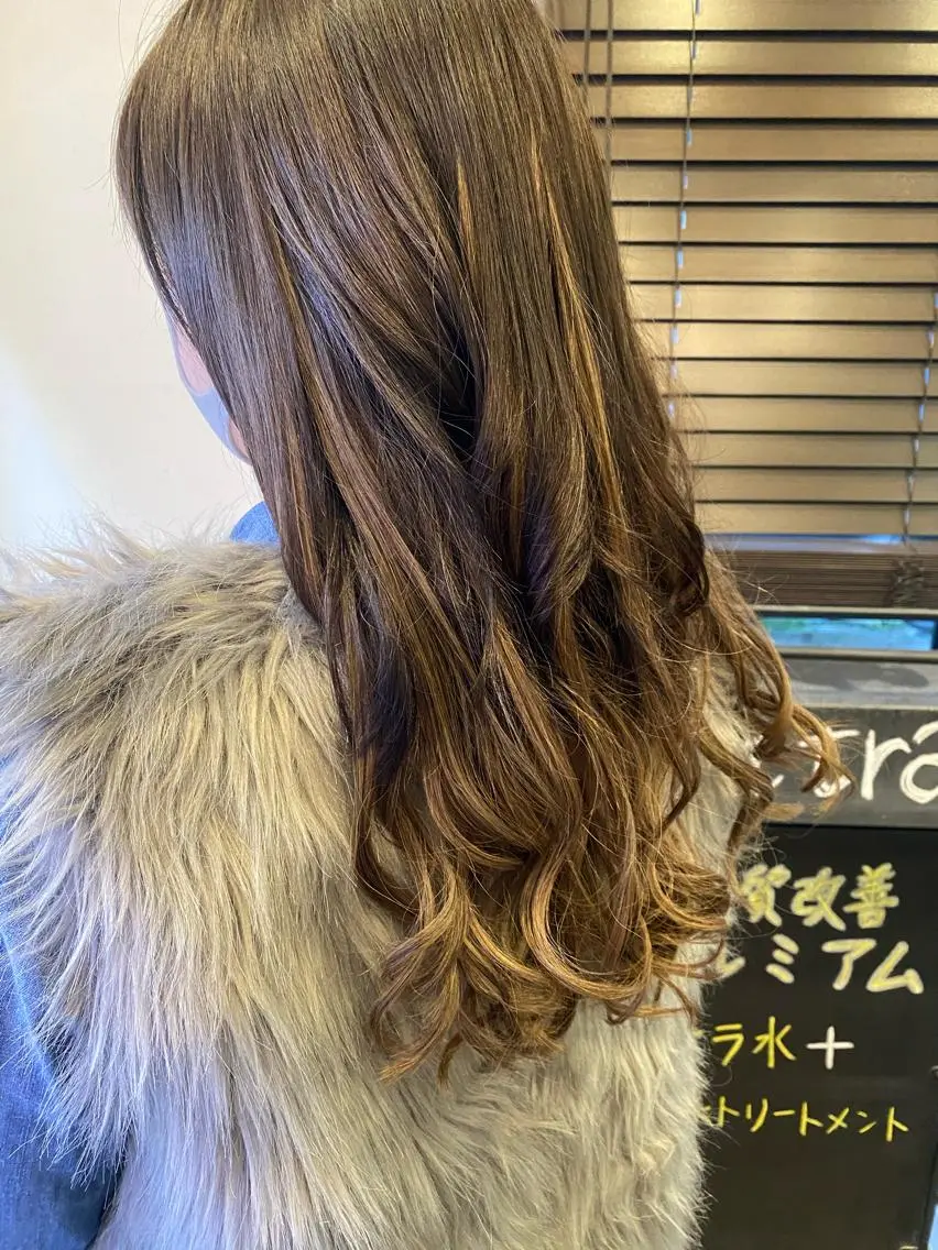 ロング エクステ mo moのヘアスタイル