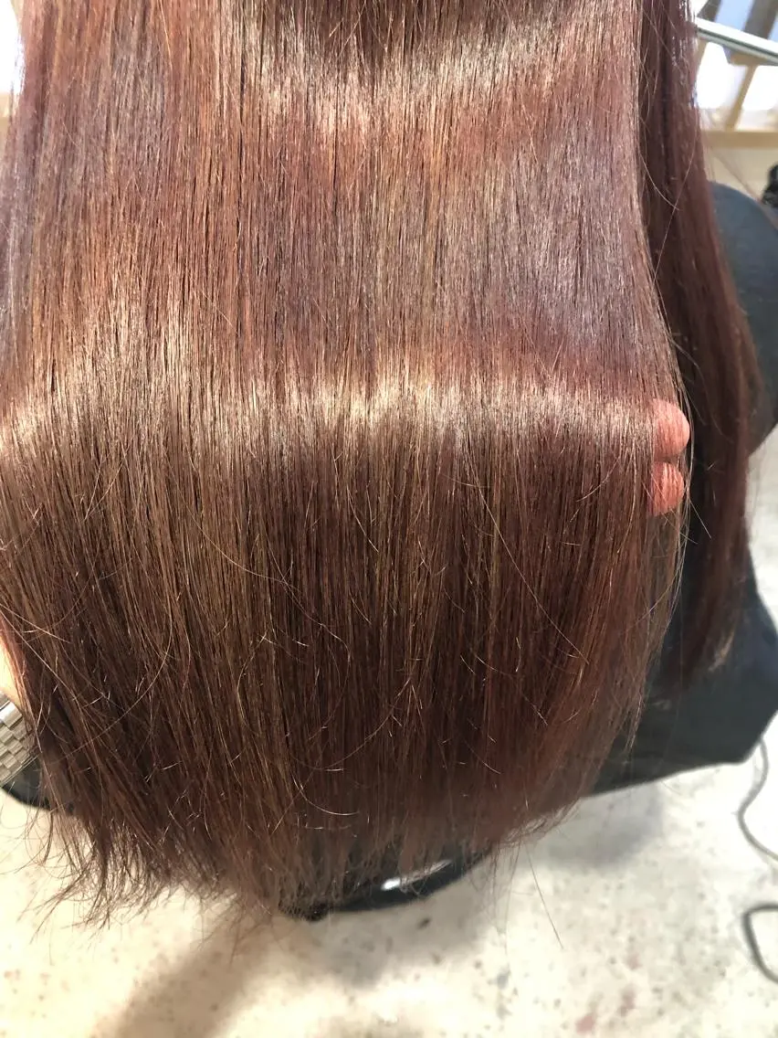 セミロング カラー ヘアカラー 徳光 辰弥のヘアスタイル