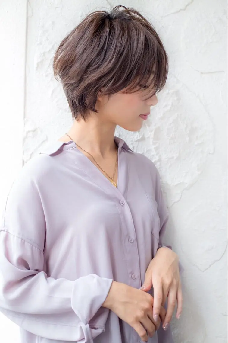 ショート カラー カット ヘアカラー トリートメント Lond re Maison.原宿のヘアスタイル