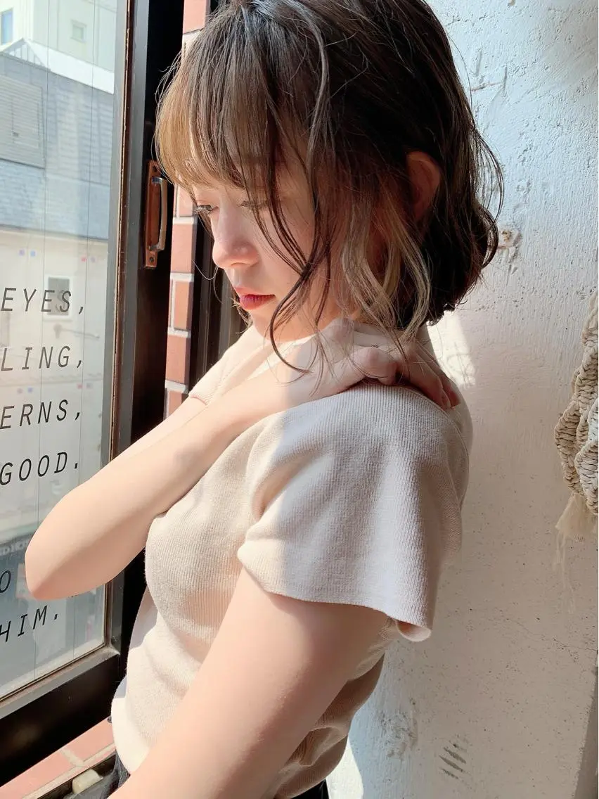 ショート カラー インナーカラー カット ヘアカラー トリートメント 💛丁寧さNo.🥇 🧸片山智裕💛のヘアスタイル