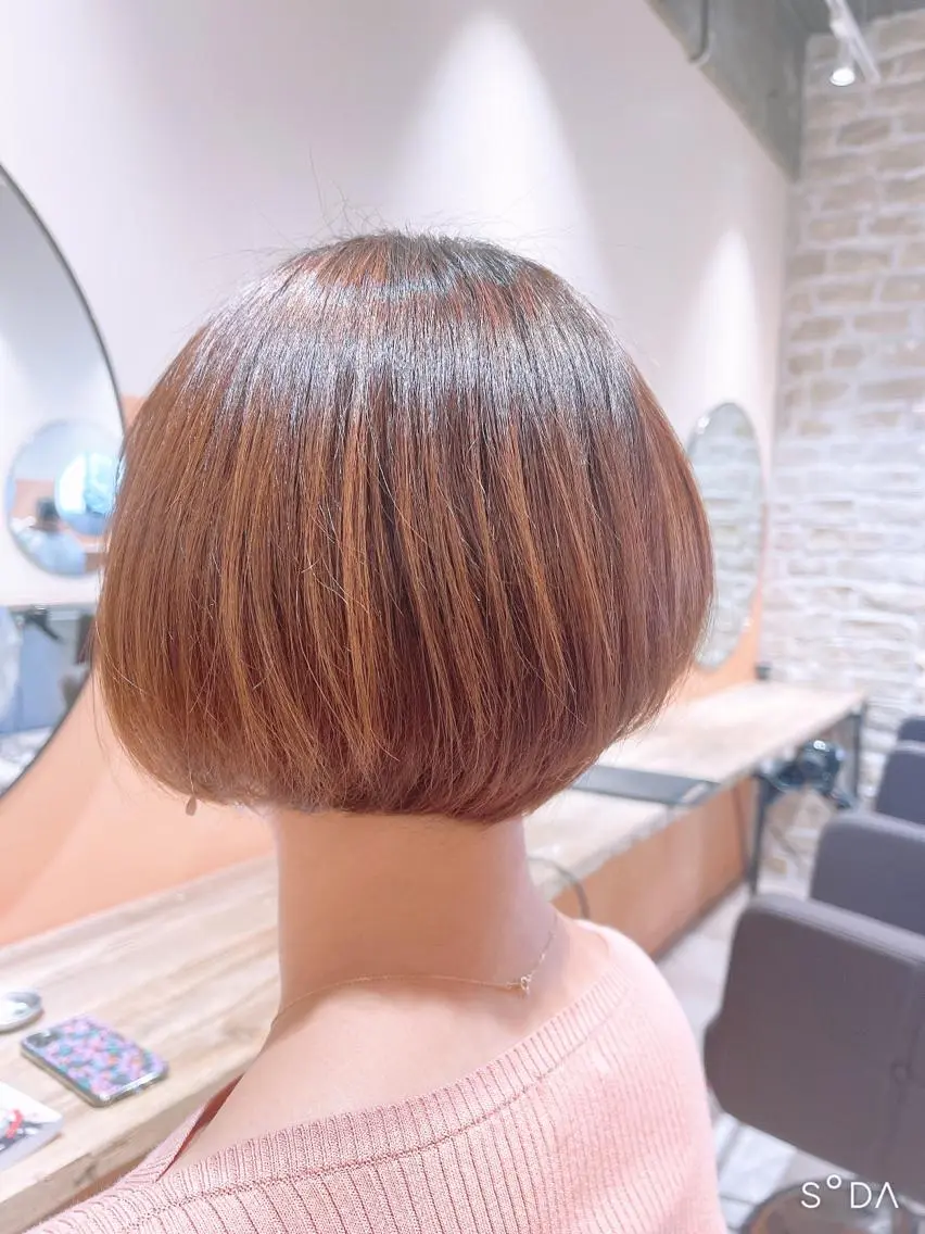 ショート ショートボブ ボブ ショートヘア 髪質改善×艶髪 斉藤 勝のヘアスタイル