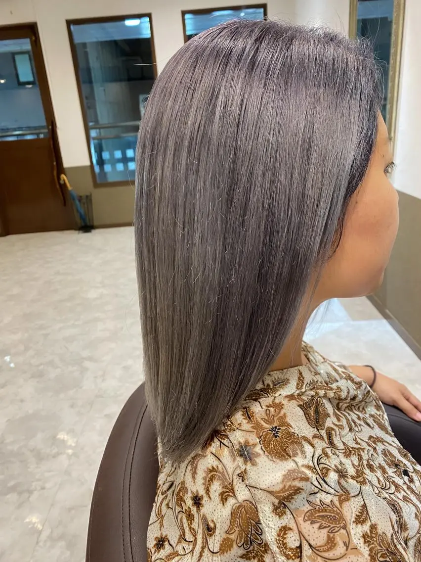 ミディアム カラー 坂井田 浩樹のヘアスタイル
