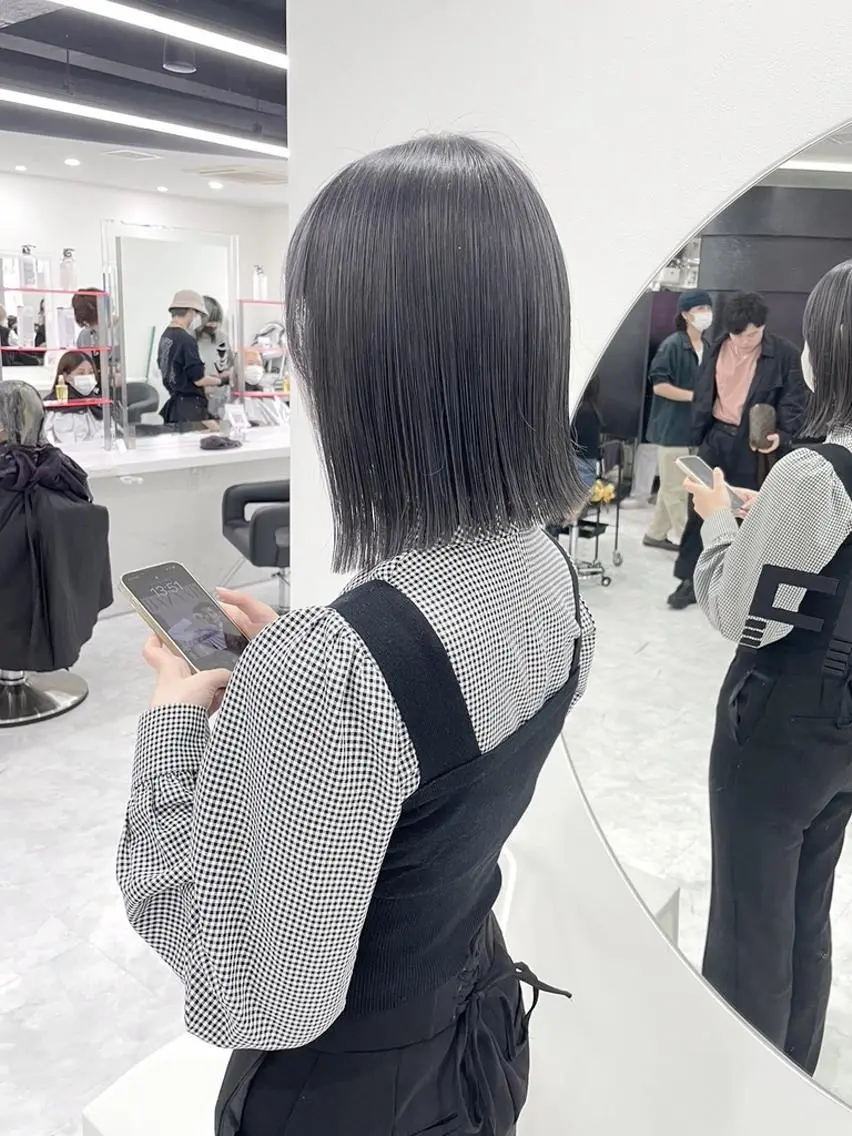 カラー 大人っぽ韓国ヘア🤍 yuma🐈⬛のヘアスタイル
