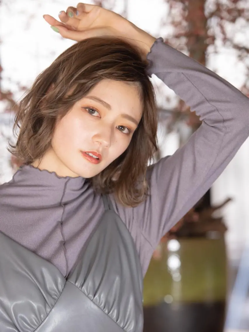 ショート カット ヘアカラー トリートメント 池田 雄作のヘアスタイル