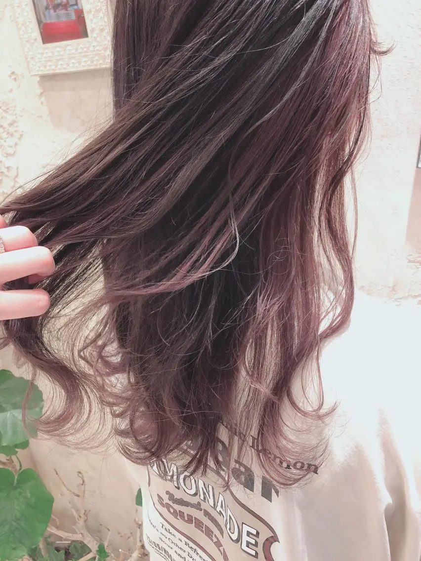 ミディアム カット ヘアカラー 代表山口ひな 髪質改善のプロのヘアスタイル