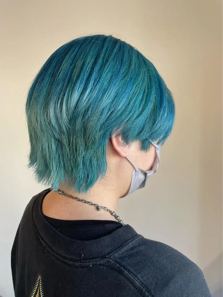カラー バレイヤージュ ブリーチ ケアブリーチ ダブルカラー イヤリングカラー ヘアカラー トリートメント Luana / 公式 / 大通のヘアスタイル