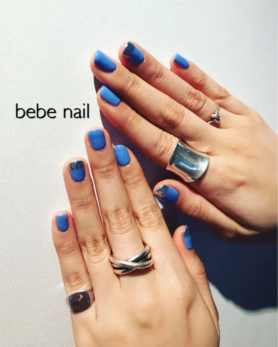 ネイル フレンチネイル ジェルネイル ミラーネイル ワンカラーネイル パラジェル Ann nailのネイルデザイン