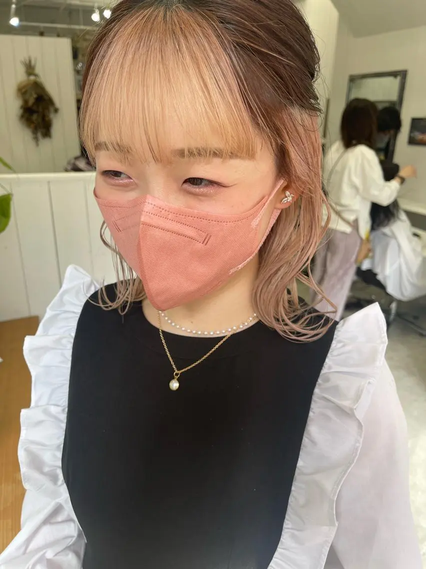 ミディアム ミストバング 📍葛西りんたろう/ ENVのヘアスタイル