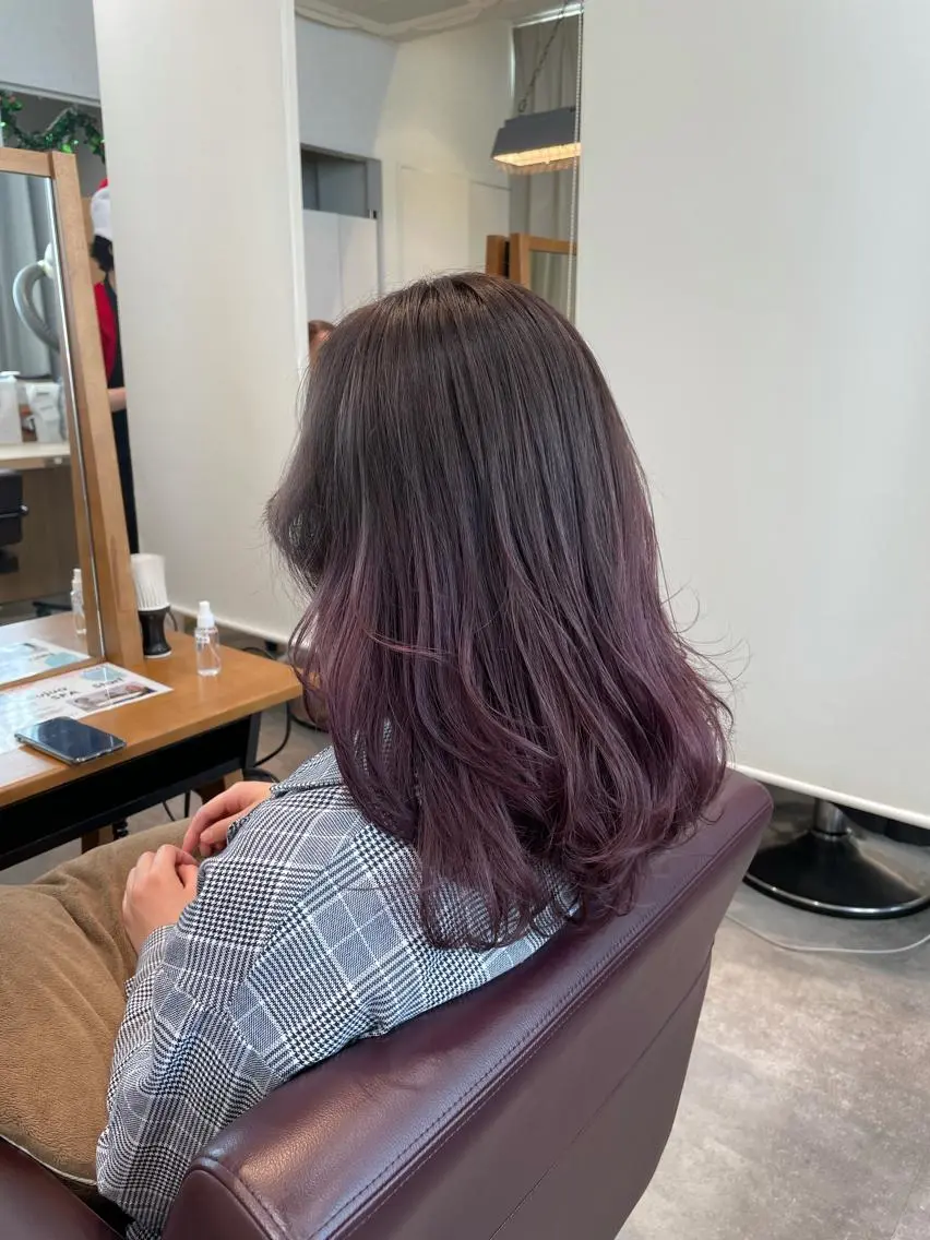 ロング カラー HAREru. モデル募集【戸塚】のヘアスタイル