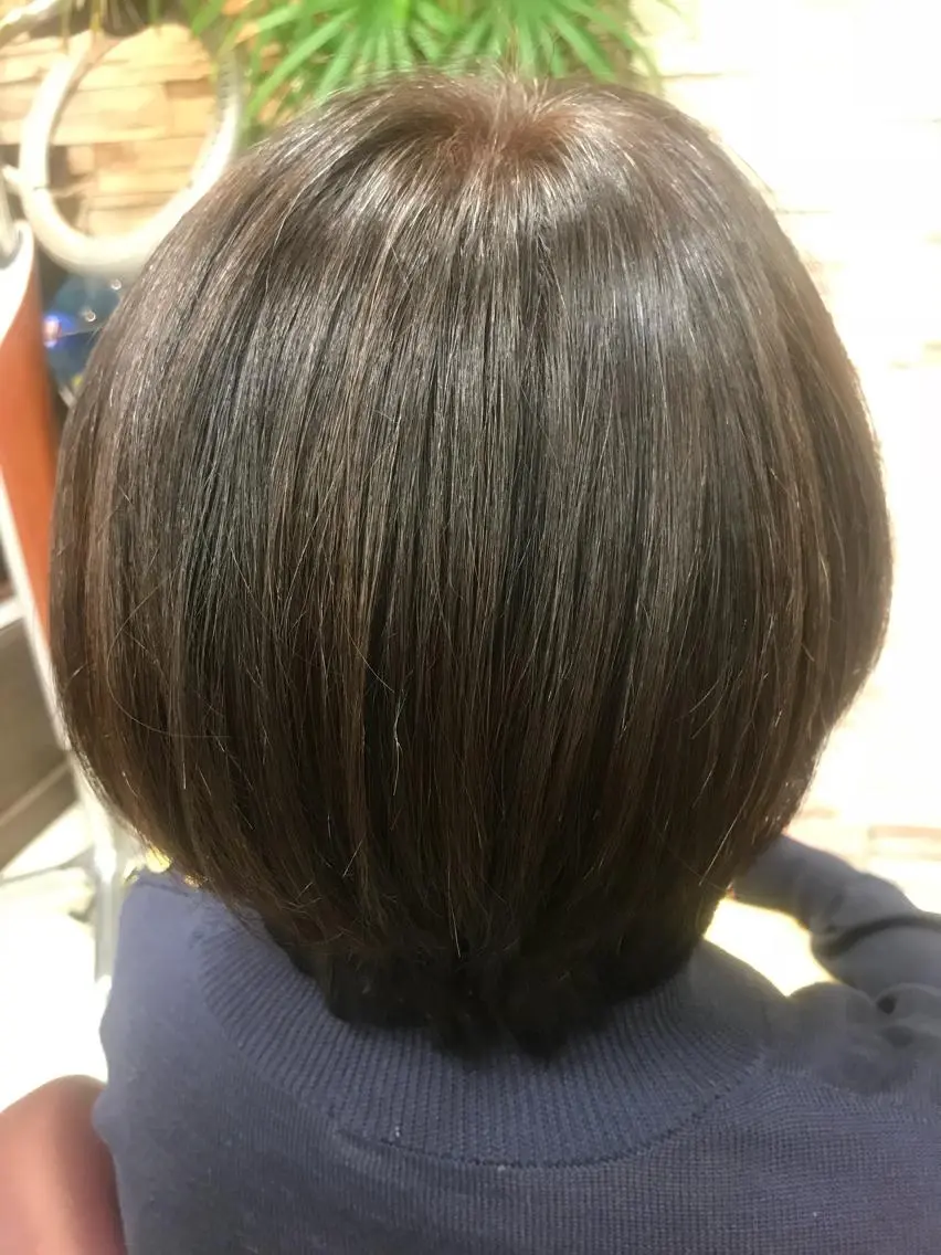 ショート カラー ショートボブ ブラウンカラー ナチュラルブラウン ボブ ショートヘア ササキ トモコのヘアスタイル