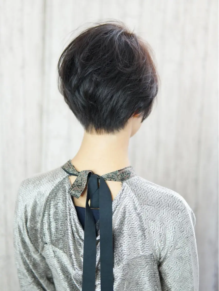 ショート カラー パーマ ヘアアレンジ キッズ ネイル マツエク・マツパ ショートヘア ショートネイル 永野 良一のヘアスタイル