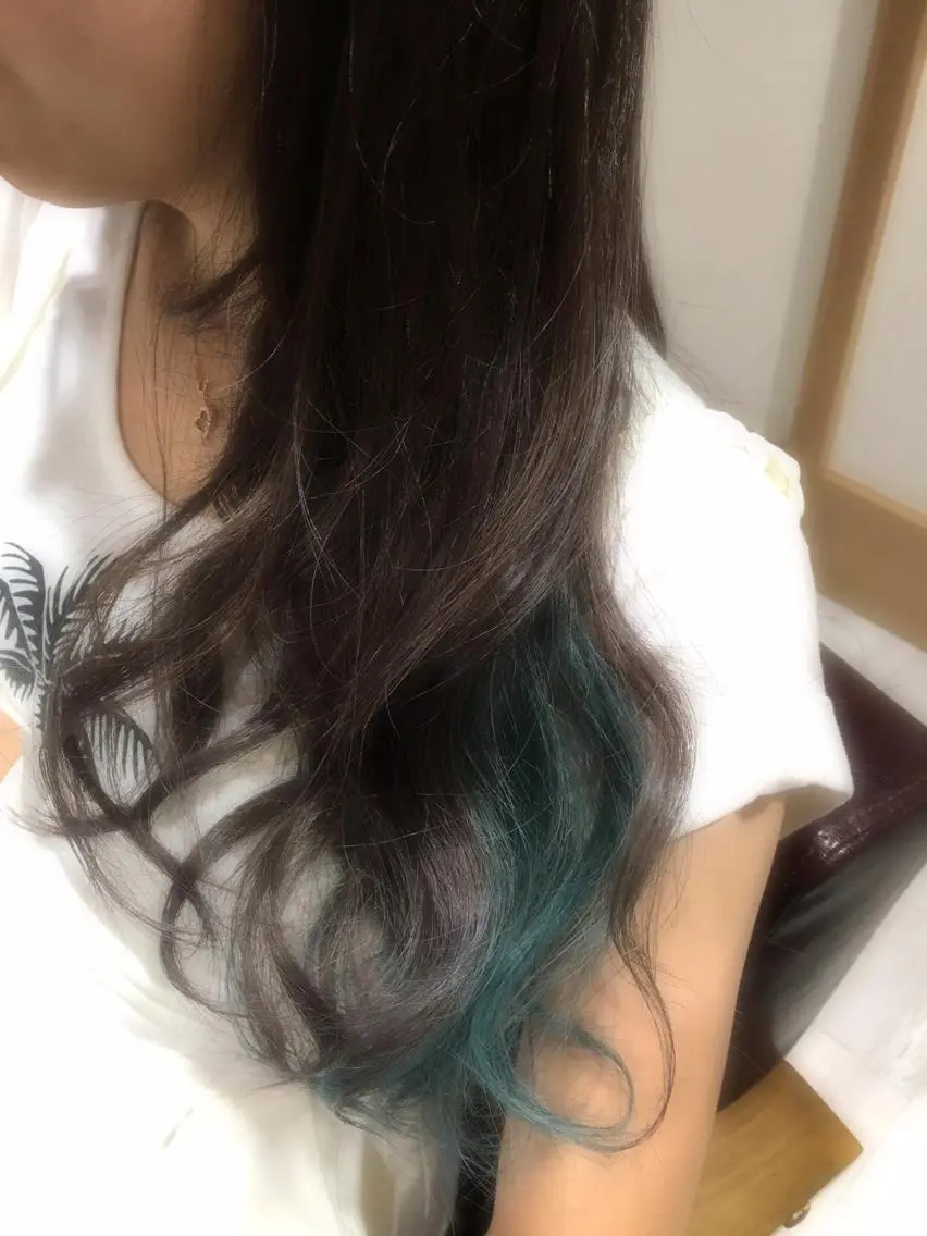 ミディアム セミロング ロング カラー filo   渋谷 Gishiのヘアスタイル