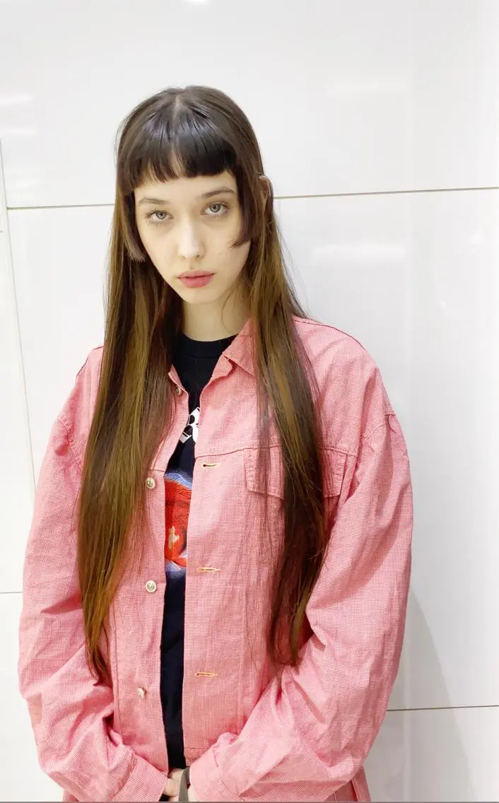 ロング カラー 姫カット 雑賀 英敏のヘアスタイル