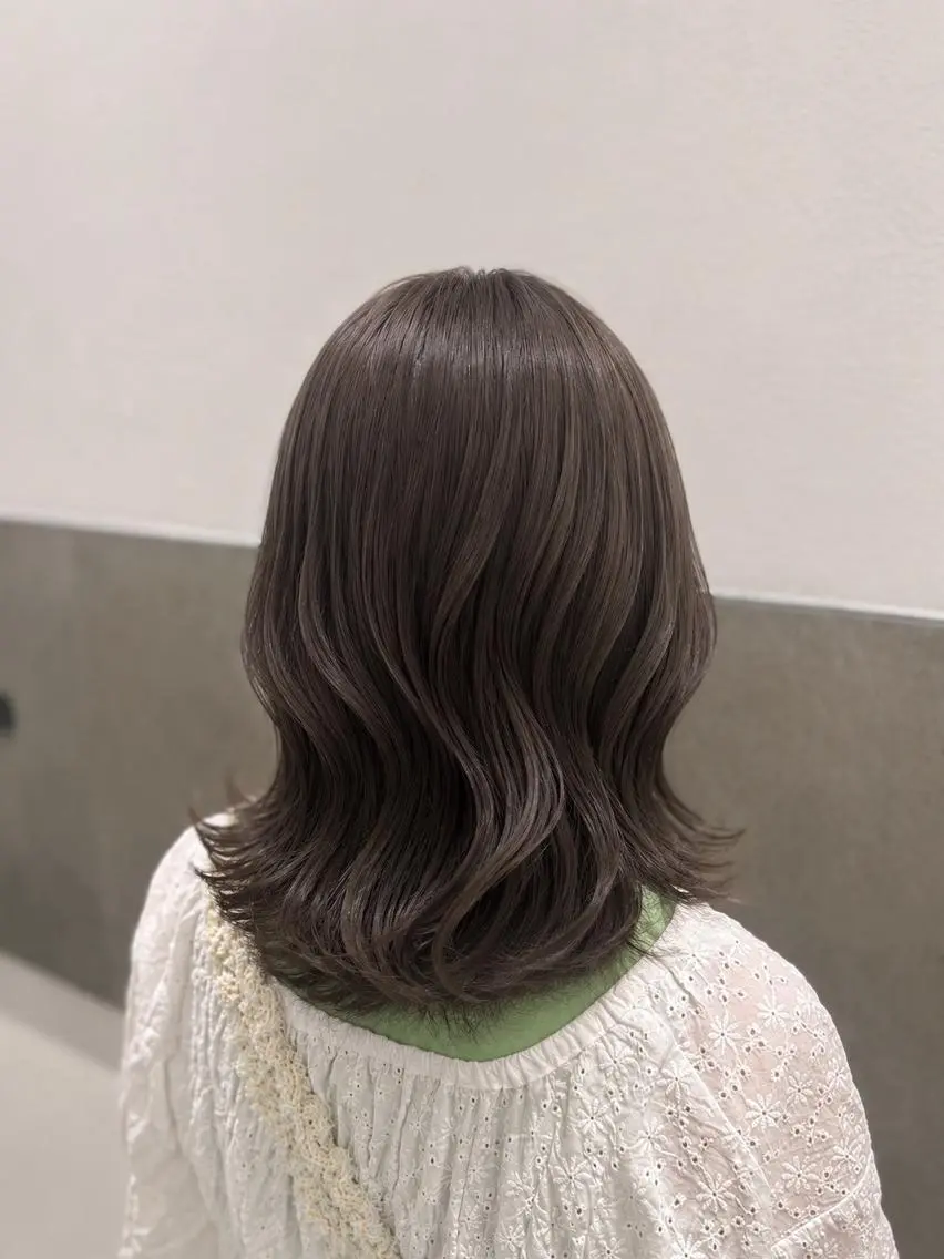 ミディアム 韓国風ヘア FOCUSJAPAN 烏丸のヘアスタイル