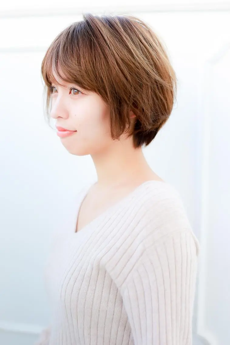 ショート ショートヘア 小顔カット a-granz 住吉店のヘアスタイル