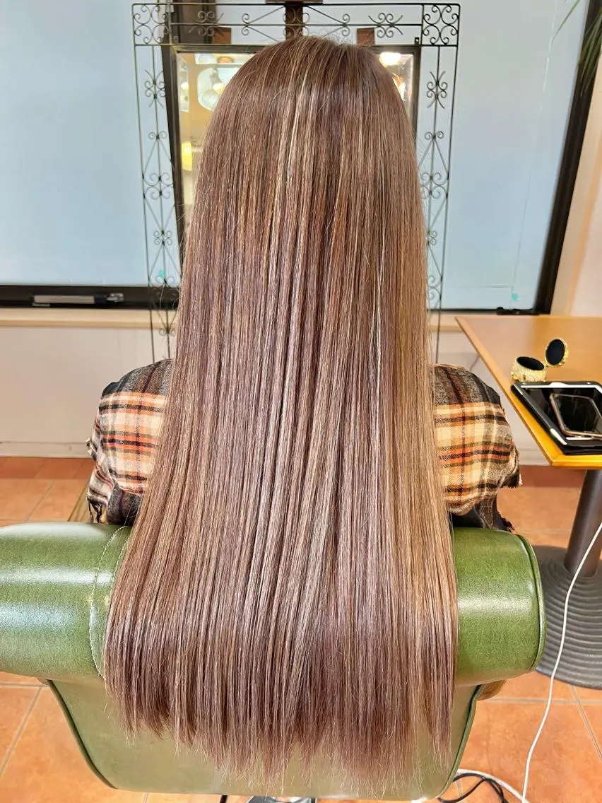 ロング カラー ヘアカラー トリートメント 石井 佑樹のヘアスタイル