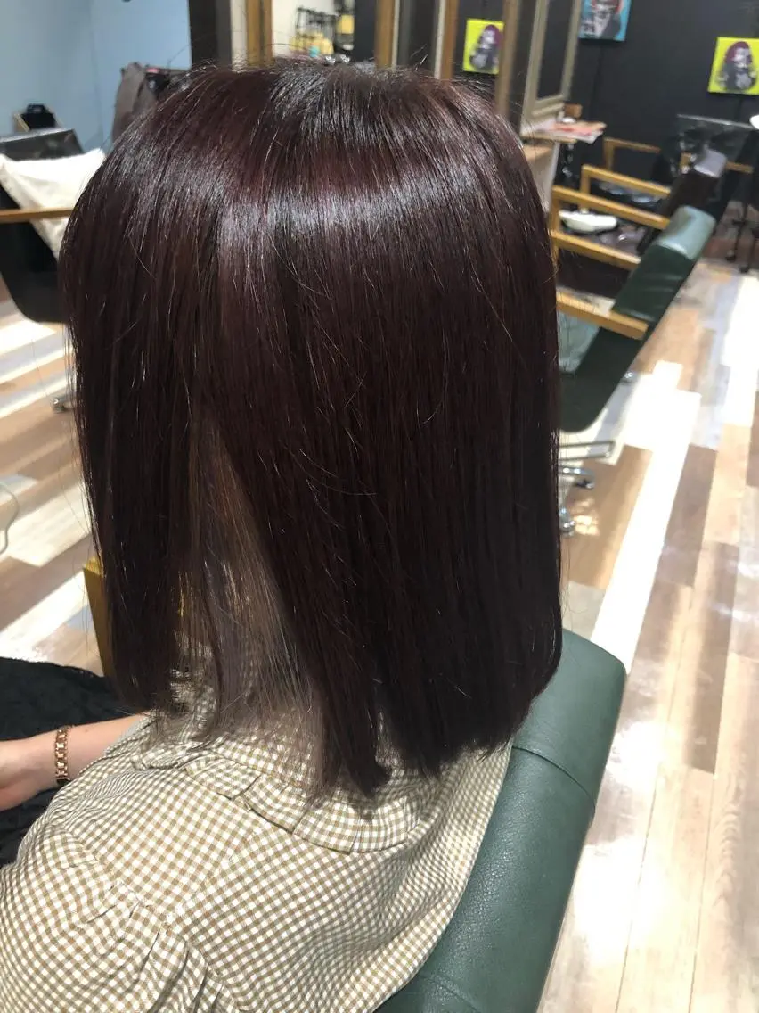 ミディアム ヘアカラー トリートメント 山崎 晃治のヘアスタイル