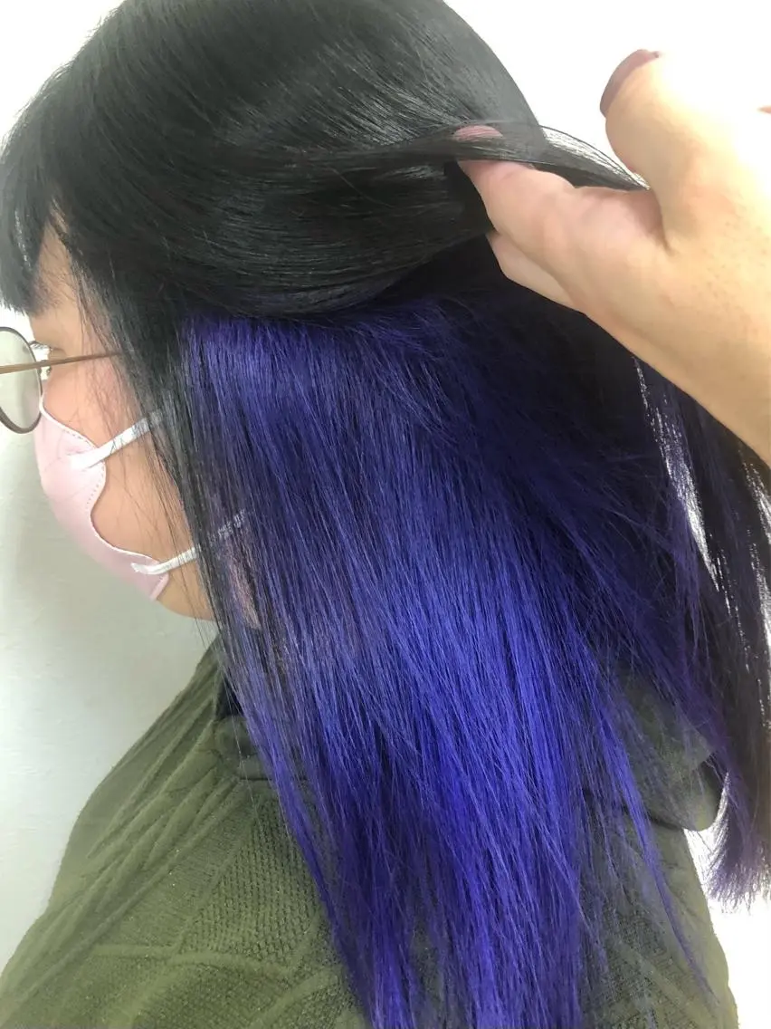 カラー 最高級エクステ /羽エクステ白石宇由のヘアスタイル