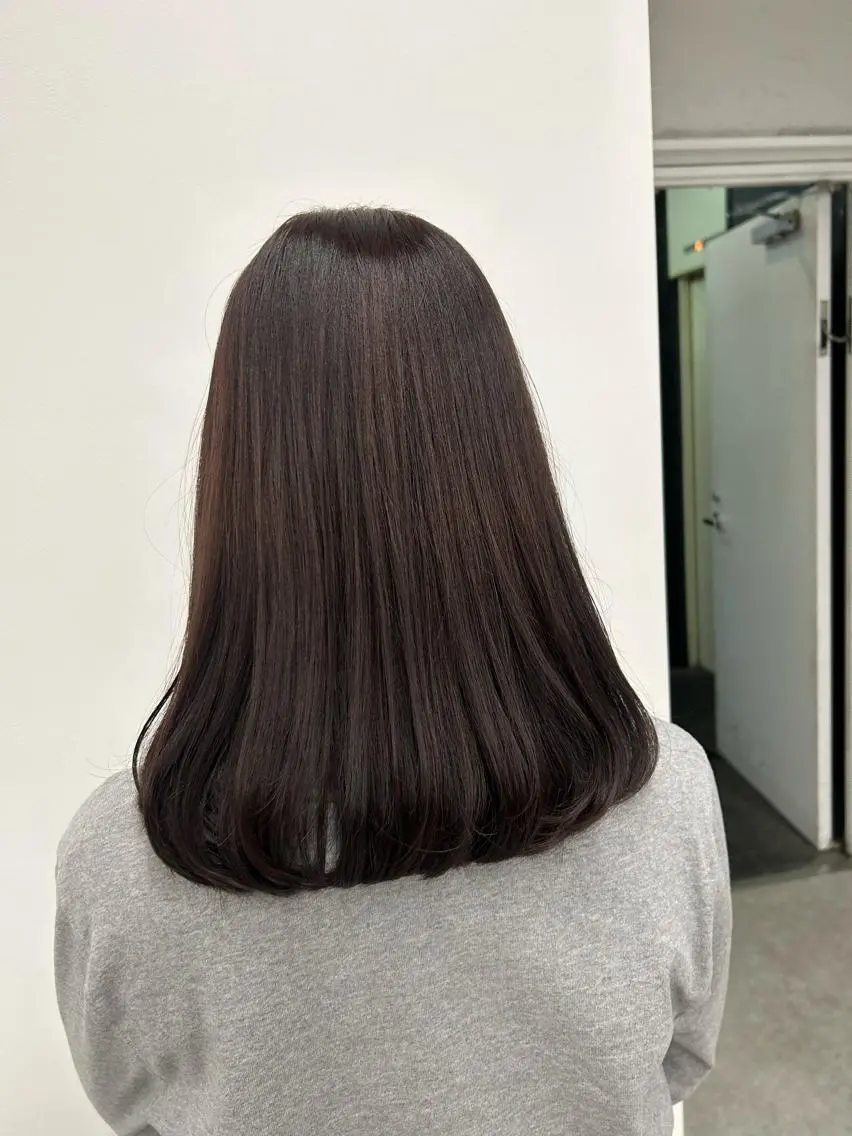 ロング カラー キッズ ラベンダーカラー ラベンダーピンク ピンクカラー ヘアカラー 愛結 暖色カラー🎀🩰のヘアスタイル