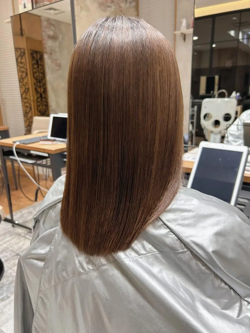 ミディアム カラー パーマ ブリーチ ケアブリーチ ダブルカラー イヤリングカラー ハイライトカラー カット ヘアカラー 縮毛矯正 トリートメント 銀座✨ショートボブ ショート/坂本亜裟海のヘアスタイル
