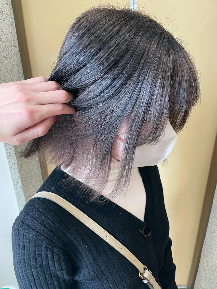 ショート カラー ヘアカラー トリートメント 羽田翔大/ブリーチ/ レイヤー/店長のヘアスタイル