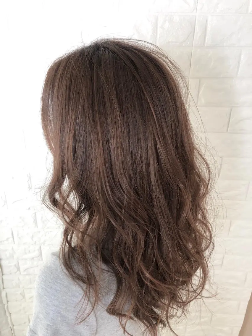 セミロング 縮毛矯正/髪質改善 主税巧一のヘアスタイル
