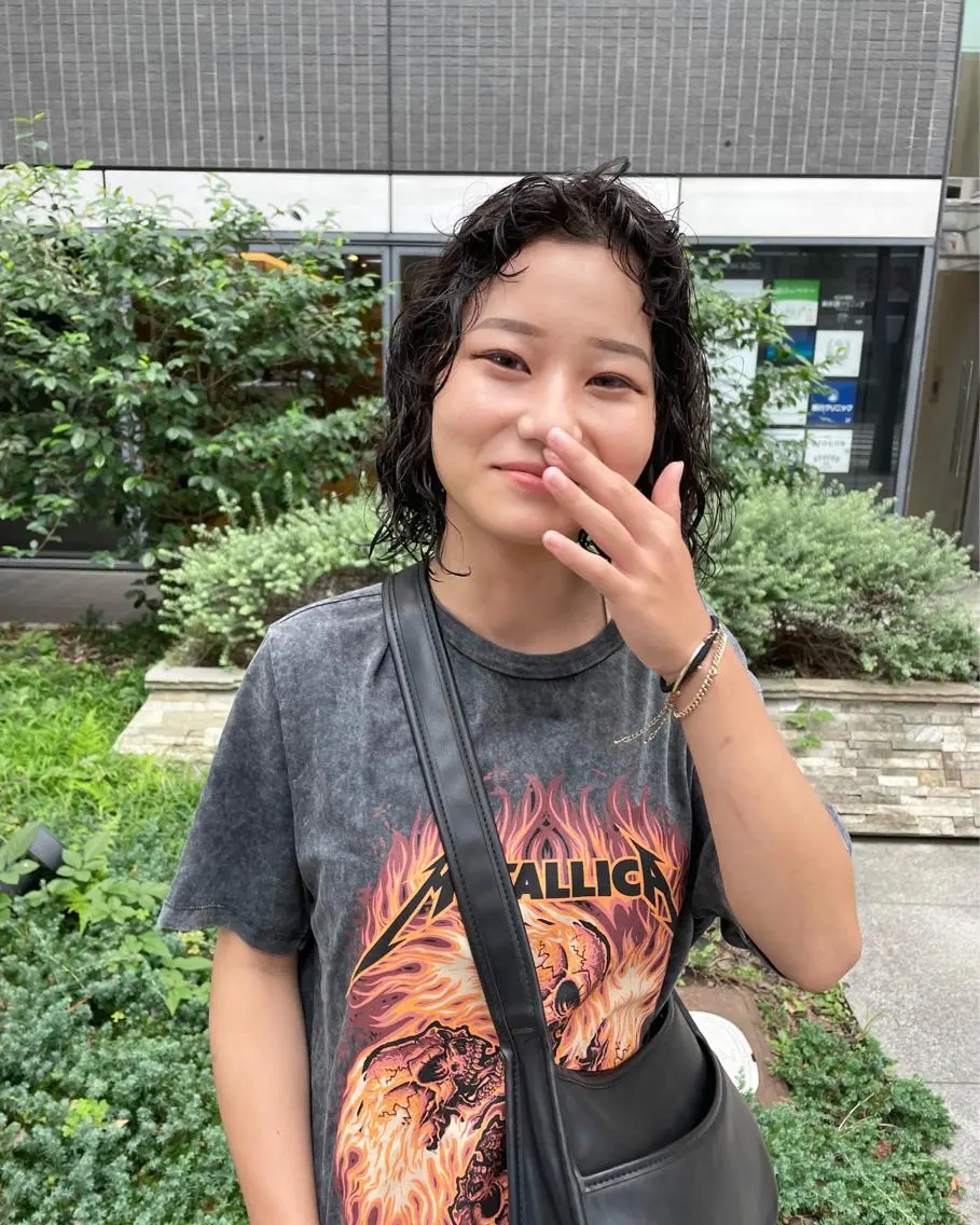 ミディアム カラー パーマ ヘアアレンジ メンズ キッズ ネイル マツエク・マツパ アイブロウ ボブ カット パーマ トリートメント tatsumi/ボブ ウルフ/レイヤーのヘアスタイル