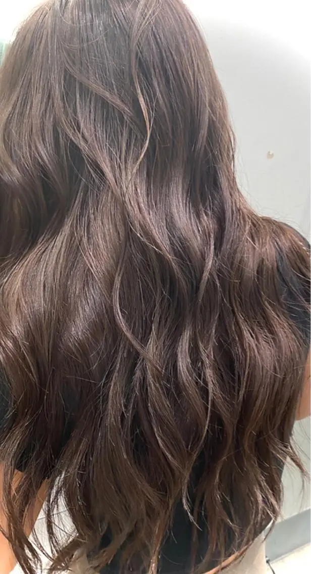 セミロング カラー カット ヘアカラー トリートメント Seventh Senseのヘアスタイル