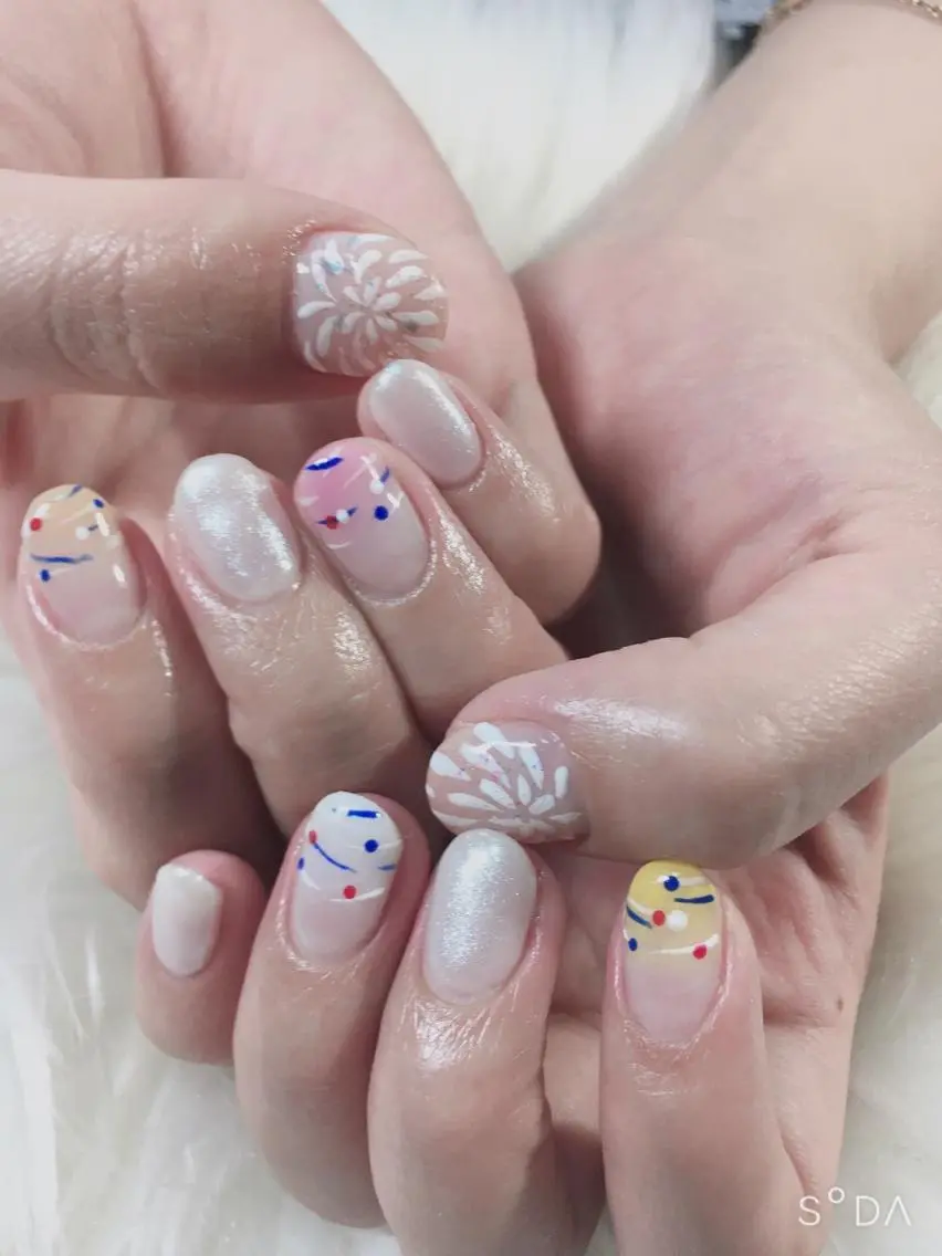 ネイル アートネイル ヨーヨーネイル ハンドネイル フットネイル miwa ミワのネイルデザイン
