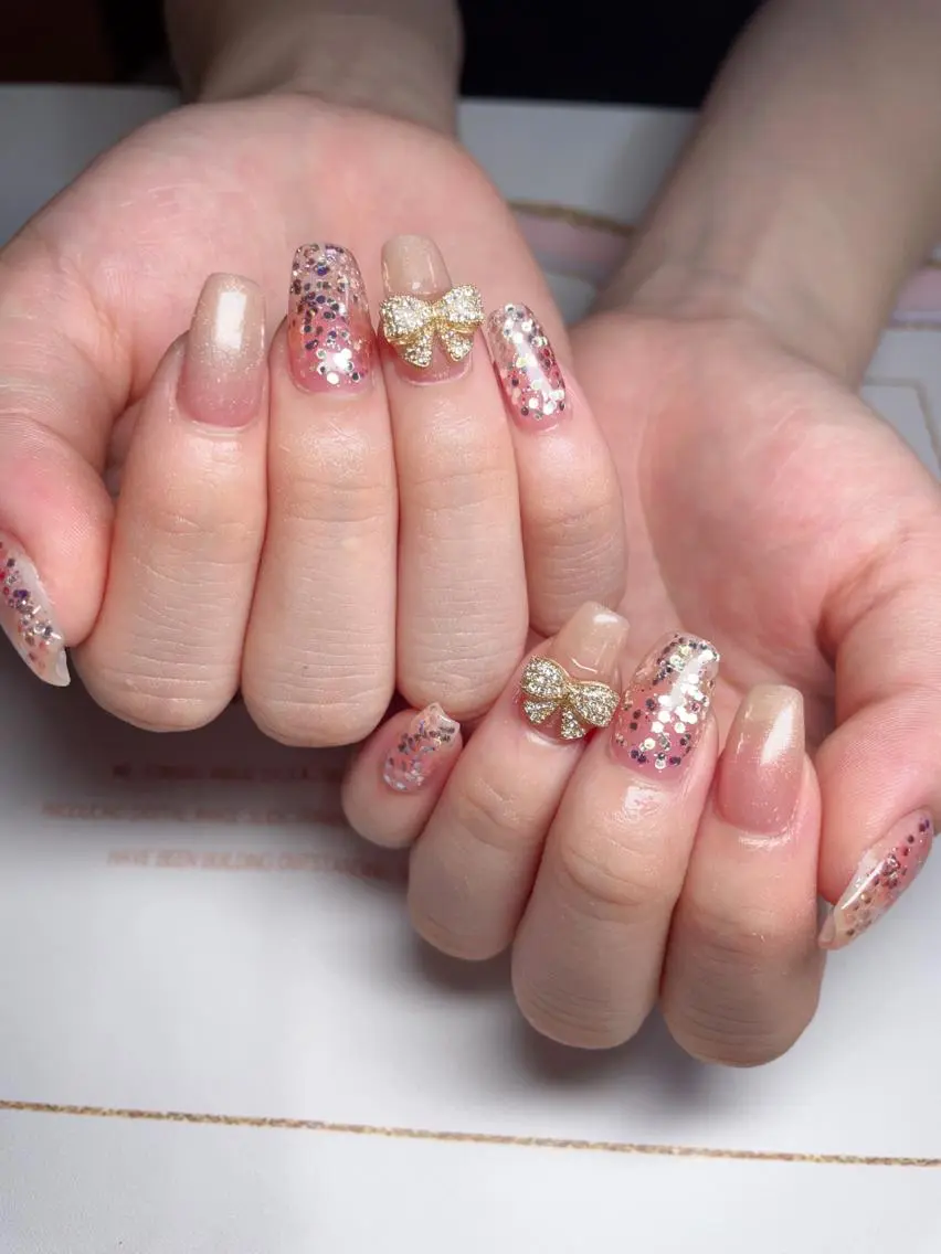 ネイル ハンドネイル M 🌷Nail 長さだし専門店のネイルデザイン