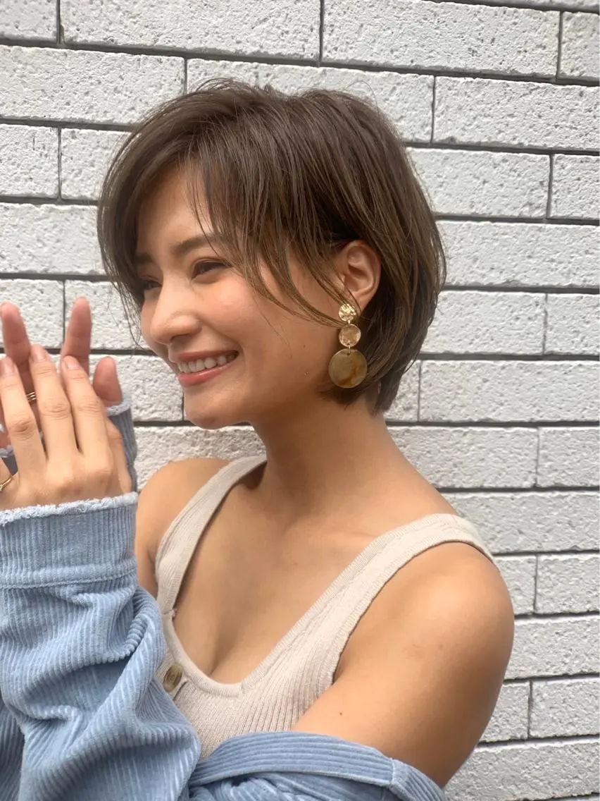 ショート カット ヘアカラー トリートメント ヘッドスパ 代表 吉澤弘哲のヘアスタイル