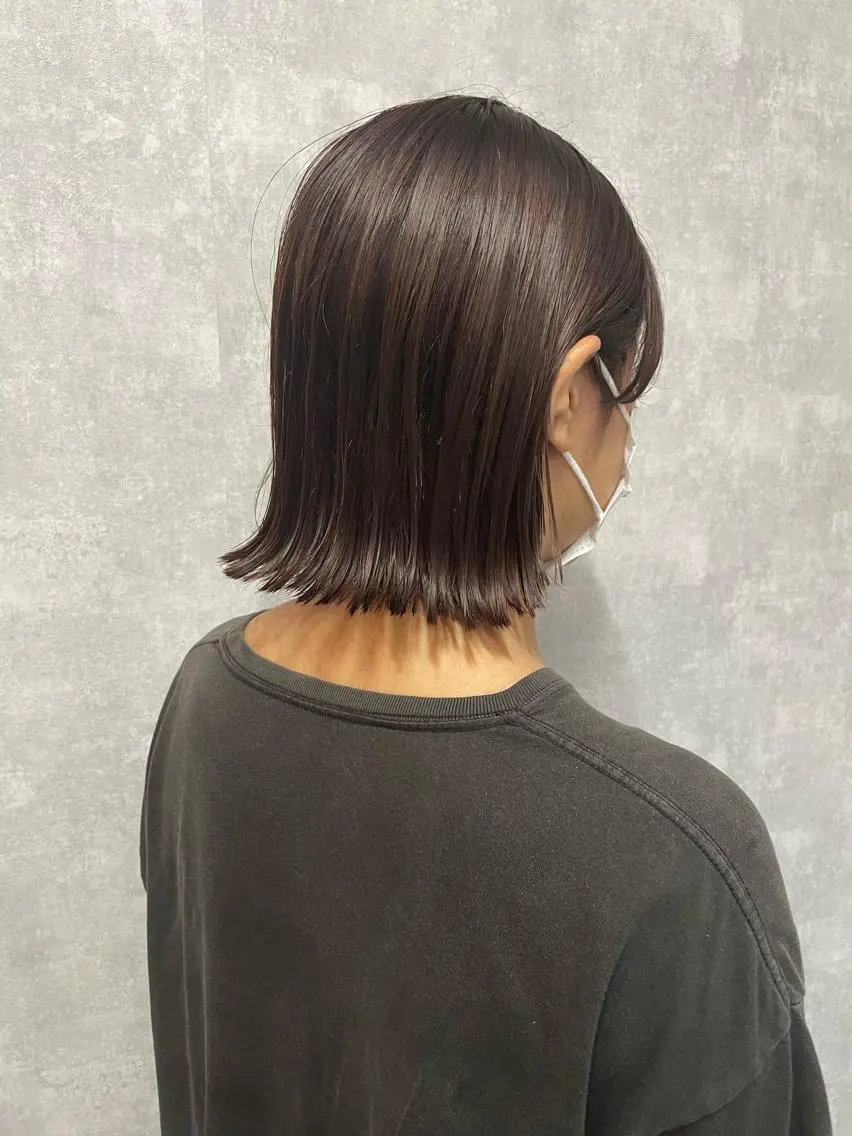 ショート 切りっぱなしボブ ショートボブ ハンサムショート 丸みショート アッシュ モテ髪/ボブ/ショー ト/アダチフウトのヘアスタイル