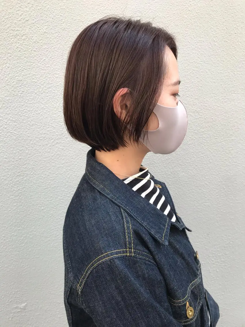 ショート ショートヘア カット ヘアカラー トリートメント ayane⭐️ボブ・ ショート・パーマのヘアスタイル