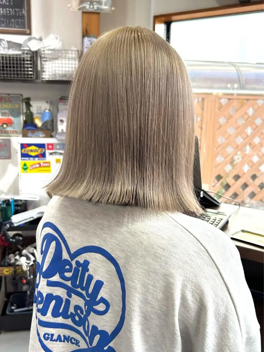 ミディアム カラー 馬場 涼平のヘアスタイル