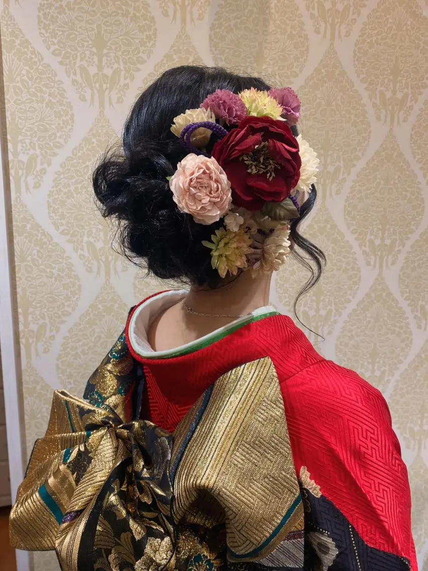 ヘアアレンジ ヘアセット天神駅直結 jrメンバーJUNのヘアスタイル